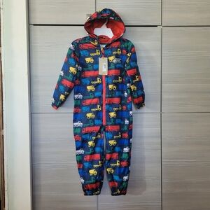 NWT Marks & Spencer Waterproof  Rainsuit,One Piece,Largest Kids size 4-5 Years